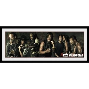 Image of The Walking Dead Survivors Framed Collector Print