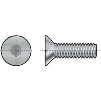Image of M3X8 Skt Countersunk Head Screw (GR-10.9)- you get 100 - Qualfast