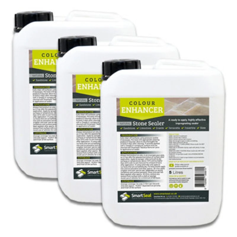 Image of Smartseal Stone Sealer, Sandstone Sealer, Natural Stone Sealer Colour Enhancer Impregnating, For Limestone, Slate, & More, 3X5L