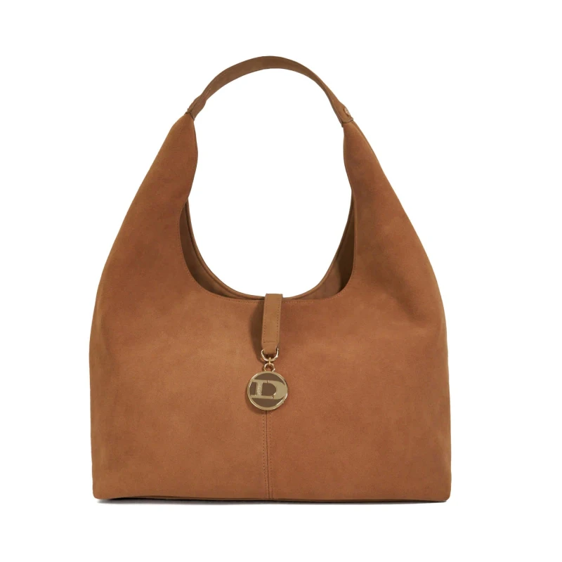 Image of Dune London Womens Hobo Bag Dark Brown female One Size