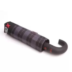 Image of Totes Xtra Strong Auto Open/Close Crook Handle Print - Black