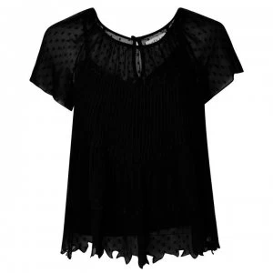 Image of Velvet Top - Black