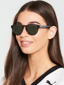 Image of Puma Oval Sunglasses - Grey, Women