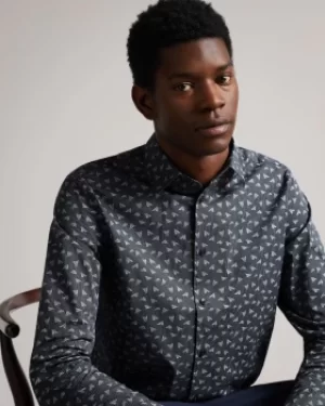 Image of Ls Paper Plane Print Shirt