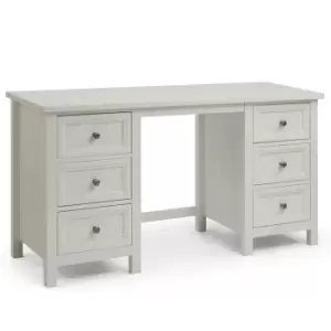 Image of Julian Bowen Maine Dressing Table Dove Grey