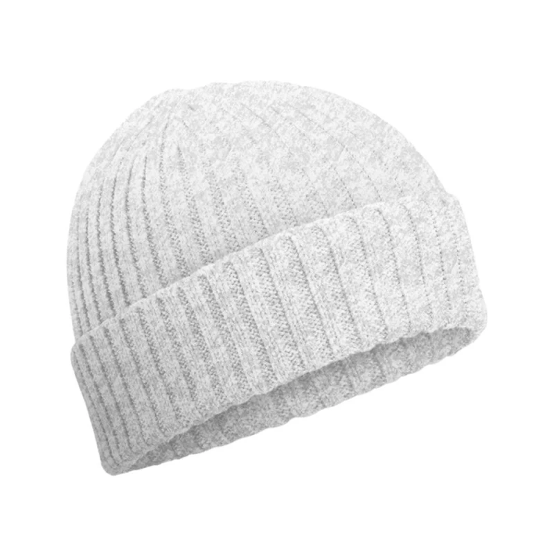 Image of Beechfield Beechfield Men Cotton Beanie in Light Grey Light Grey One Size Male 5063693917395