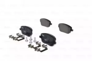 Image of Bosch 0986424829 BP967 Brake Pad Set Disc Brake Front Axle