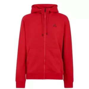 Image of Air Jordan Full-Zip Fleece Hoodie Mens - Red