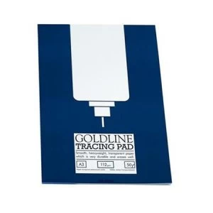 Image of Goldline Heavyweight Tracing Pad 112gsm 50 Sheets A3 Ref GPT3A3Z