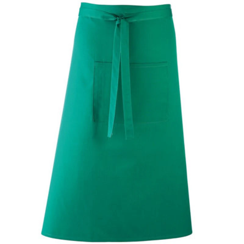 Image of Premier Premier Colours Bar Apron in Emerald Emerald One Size Unisex 5063470679867
