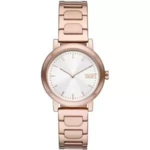 Image of DKNY Ladies DKNY Watch - Rose Gold and Silver