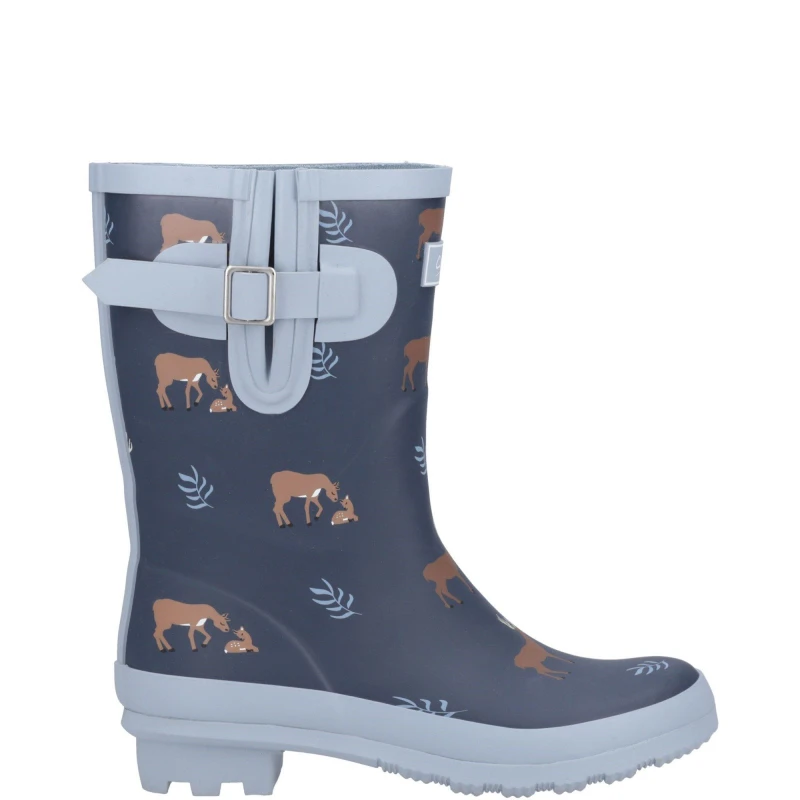 Image of Cotswold Woodland Mid Wellingtons Navy female 5 (38)