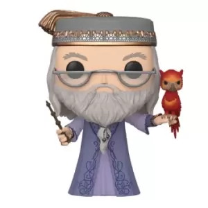 Image of Harry Potter Dumbledore with Fawkes 10-Inch Pop! Vinyl Figure