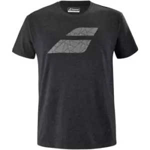 Image of Babolat Exercise Big Flag Tee - Black