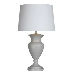Image of Village At Home The Lighting and Interiors Group Clarence Table Lamp - French Grey