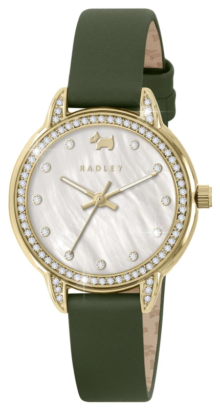 Image of Radley RY21820 Womens (32mm) Mother-of-Pearl Dial / Green Watch
