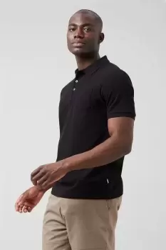 Image of Mens Waffle Pocket Polo Shirt