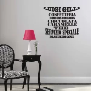 Image of YS2-09 Black Decorative Wall Sticker