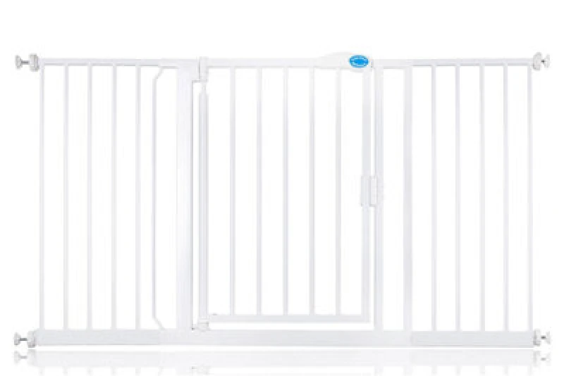 Image of Bettacare Auto Close Pet Gate, 147Cm - 154Cm, White, Pressure Fit Stair Gate For Dog & Puppy