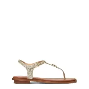 Image of Michael Kors Mallory Thong Sandals - Gold