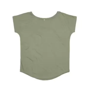 Image of Mantis Womens/Ladies Loose Fit Short Sleeve T-Shirt (XL) (Soft Olive)