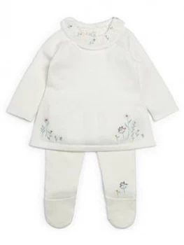 Image of Mamas & Papas Frill Collar Set 2 Piece Baby Girls