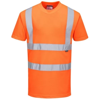 Image of Portwest RT23ORRM - sz M Hi-Vis T-Shirt RIS - Orange
