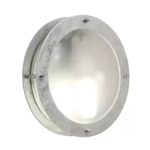 Image of Nordlux Malte Outdoor Wall Light - Galvanised Steel