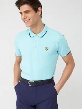 Image of Lyle & Scott Golf Andrew Polo Shirt - Marine, Size 2XL, Men