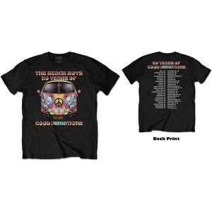Image of The Beach Boys - Good Vibes Tour Unisex Medium T-Shirt - Black