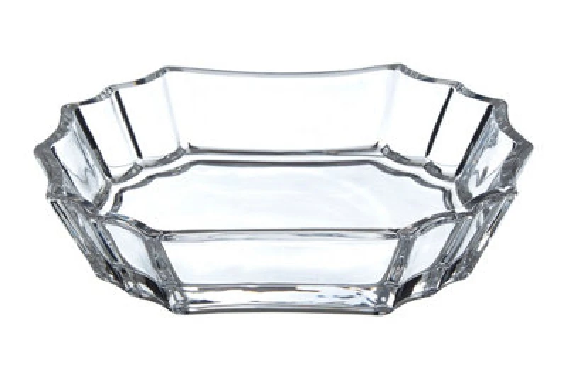 Image of Premier Housewares Ticino Louvre Soap Dish, Clear Glass Clear