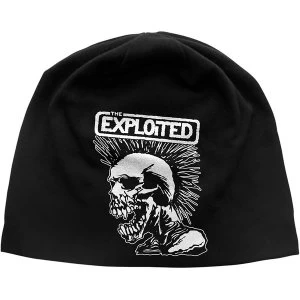 Image of The Exploited - Mohican Skull Unisex Beanie Hat - Black