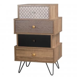 Image of Casablanca 4 Drawer Chest Brown