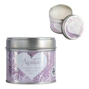 Image of Said With Sentiment Auntie Scented Candle Tin
