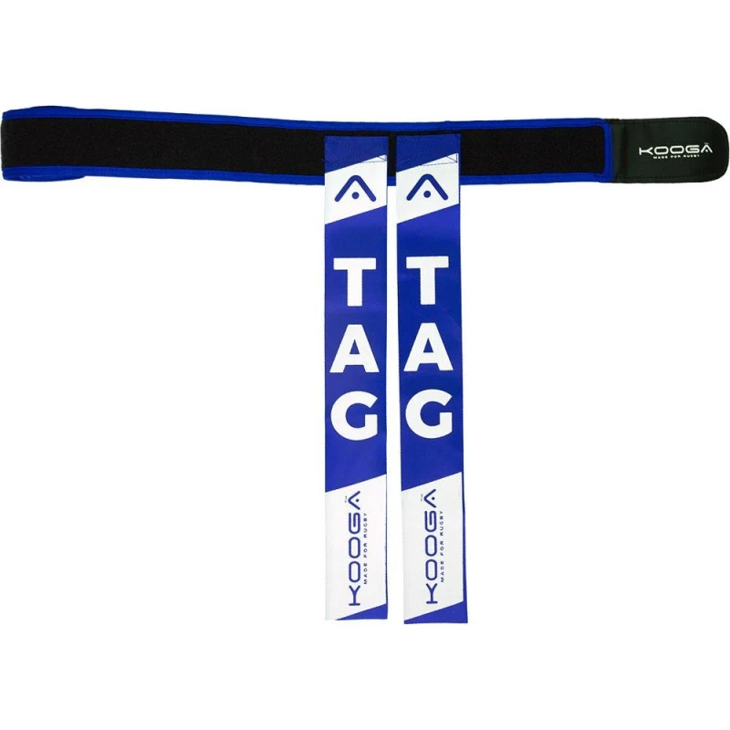 Image of KooGa Rugby Tag Belts (10 belts - 20 Tags) Blue unisex One Size