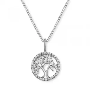 Image of Angel Whisperer Silver Tree Of Life Necklace ERN-LILTREE-ZI