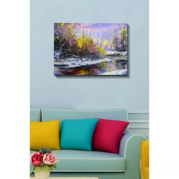 Image of Kanvas Tablo (50 x 70) - 43 Multicolor Decorative Canvas Painting