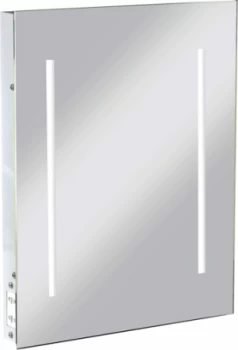 Image of KnightsBridge LED Illuminated Bathroom Wall Mirror IP44 and Shaver Socket