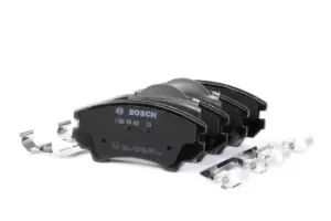 Image of Bosch Brake pad set OPEL,CHEVROLET,SAAB 0 986 494 609 13237751,1605232,1605434 22959104,95514526,95520061,13237751,1605232,1605434,22959104,95514526