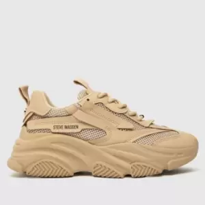Image of Steve Madden Tan Possession Trainers