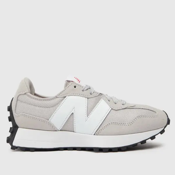 Image of New Balance Rain Cloud With White 327 Trainers (Mens) M/Grey Male 9 196195UK