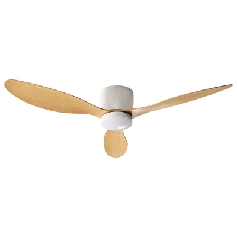 Image of Beliani Ceiling Fan With Light Vembar With Remote LED Light Brown