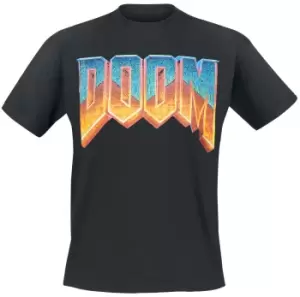 Image of Doom Logo T-Shirt black