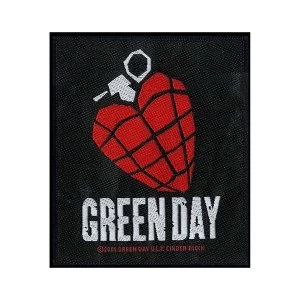 Image of Green Day - Heart Grenade Standard Patch
