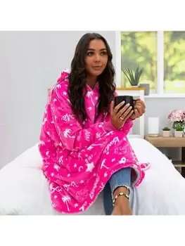 Image of Barbie Stars Wearable Fleece Hoodie Large - Multi