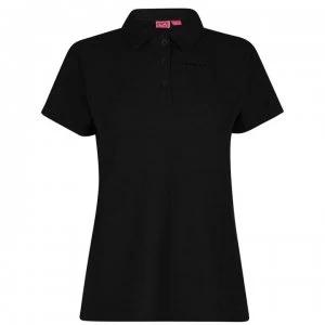 Image of LA Gear Pique Polo Shirt Ladies - Black