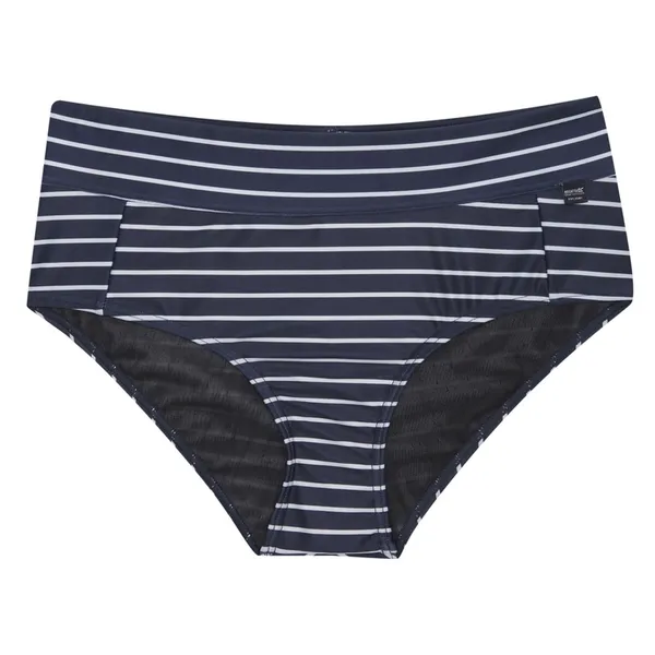 Image of Regatta Womens Paloma Swim Briefs Bottoms 10 - Waist 27' (68cm) Navy/WhitStr RWM031-5XI-10