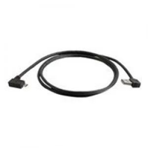 Image of C2G 1m USB 2.0 A Right Angle Male to Micro-USB Right Angle Male