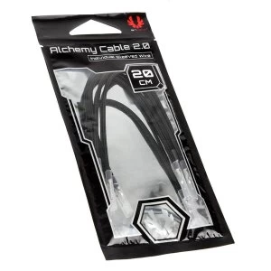 Image of BitFenix Alchemy 2.0 PSU Cable 5x 20cm - Black