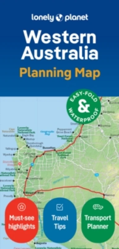Image of Lonely Planet Western Australia Planning Map Sheet map, folded